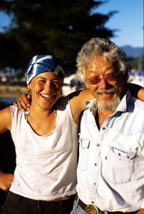 Severn Cullis-Suzuki with her father David Suzuki. Photo: Severn Cullis-Suzuki Facebook