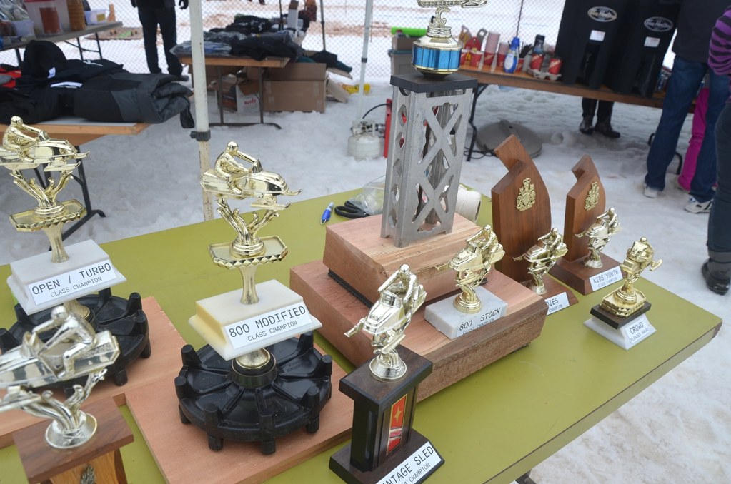 Trophies up for grabs. Aaron Orlando/Revelstoke Mountaineer