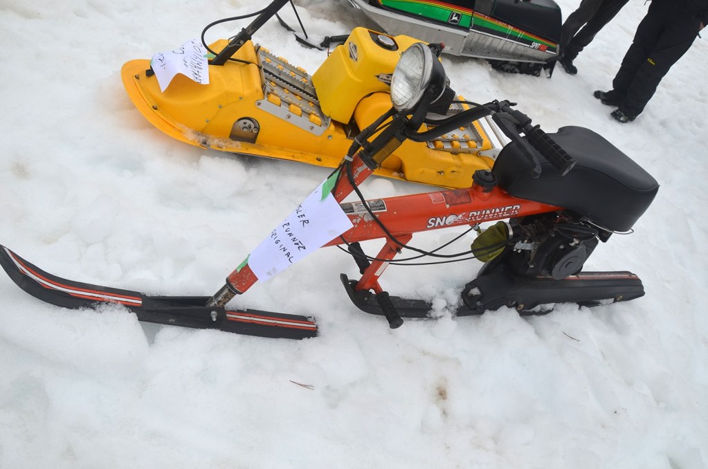 Old school snowbike. Aaron Orlando/Revelstoke Mountaineer