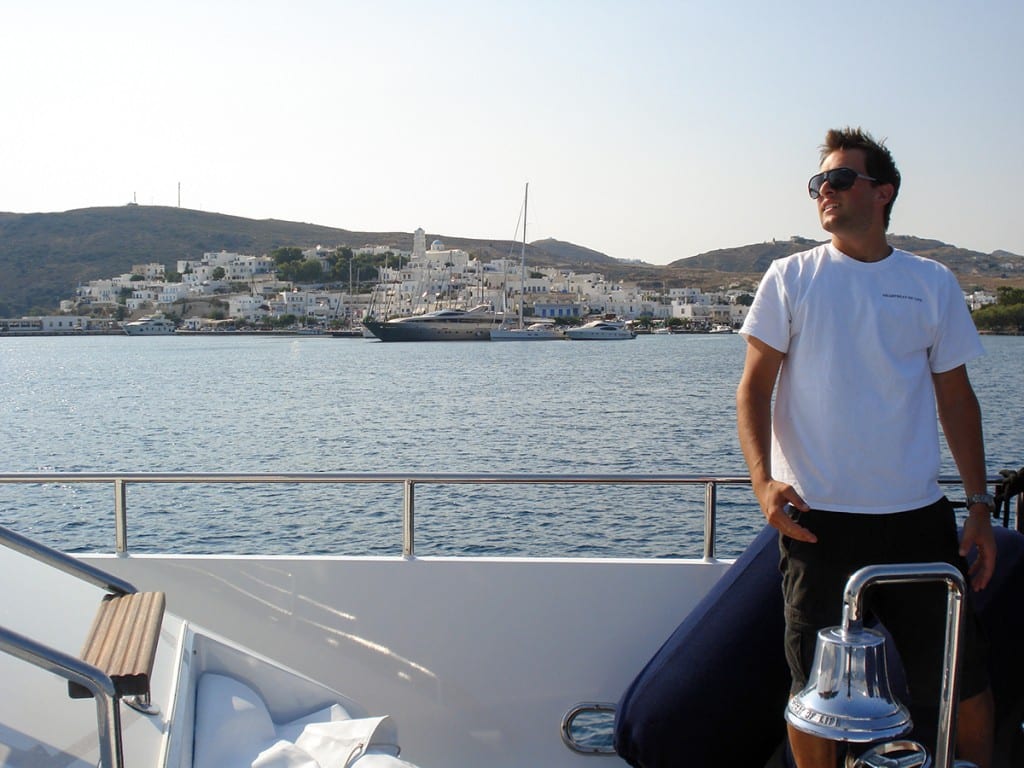 Mathieu worked as a chef aboard super-yachts for several years, traveling the world and improvising menus with fresh ingredients from port-side markets. Photo: Mathieu Rebelo
