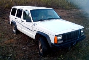 Robert Kinee's abandoned 1996 Jeep Cherokeee was discovered on the Big Mouth