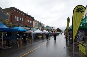 The Adventure Market on Mackenzie Avenue. Photo: Aaron Orlando/Revelstoke Mountaineer