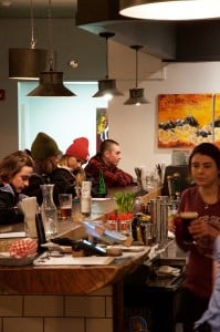 In the weeks since opening, The Taco Club has attracted a diverse, youthful crowd. Photo: Aaron Orlando/Revelstoke Mountaineer
