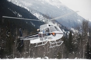 In this file photo, a helicopter is used in a mountain rescue in the Revelstoke area. Photo: Aaron Orlando/Revelstoke Mountaineer file photo