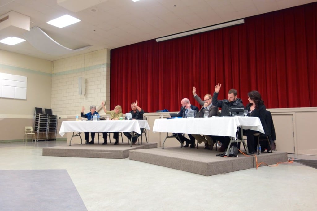 Revelstoke councillors supported the third reading of the bylaw zoning amendments for the proposed MacKenzie Village. Photo: Emily Kemp/Revelstoke Mountaineer