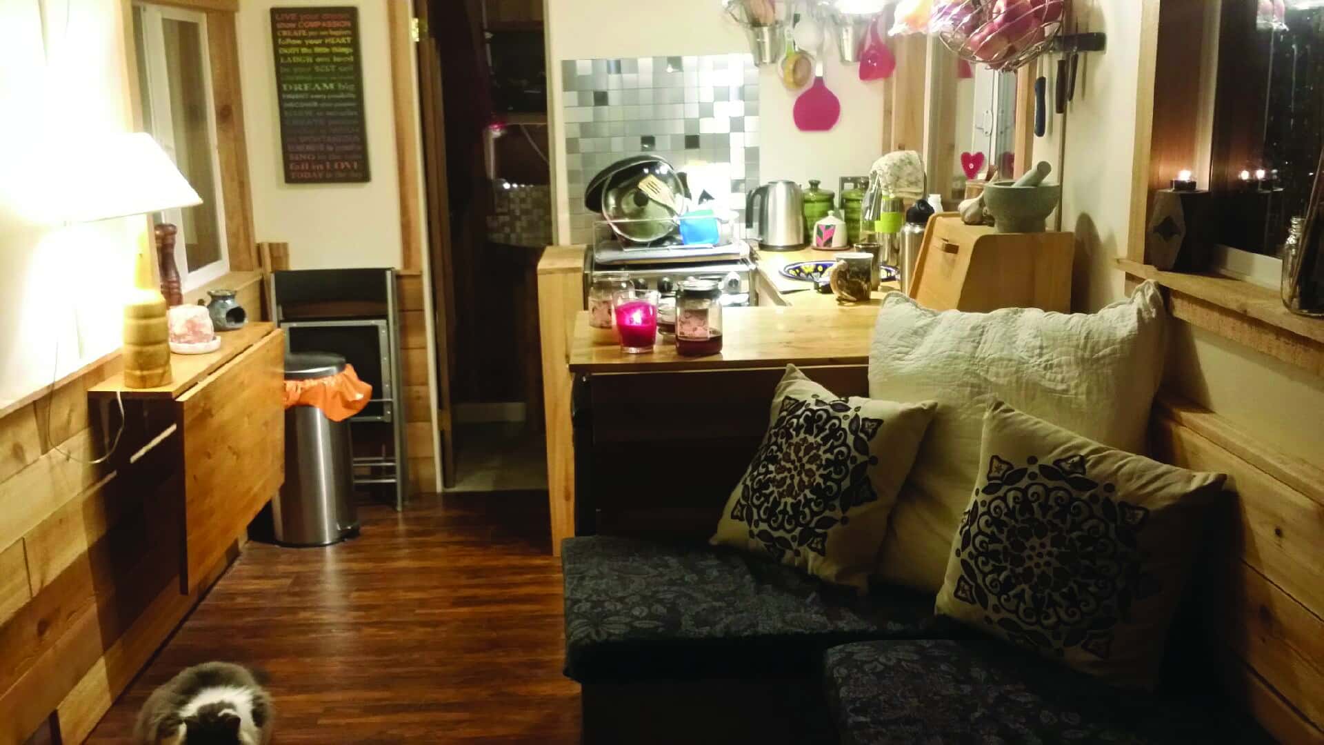 Inside a Revelstoke tiny home. Photo: contributed