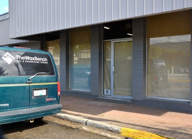 Watch this space. The Wax Bench has taken over the premises at 106 Orton Ave. Photo: Emily Kemp/Revelstoke Mountaineer