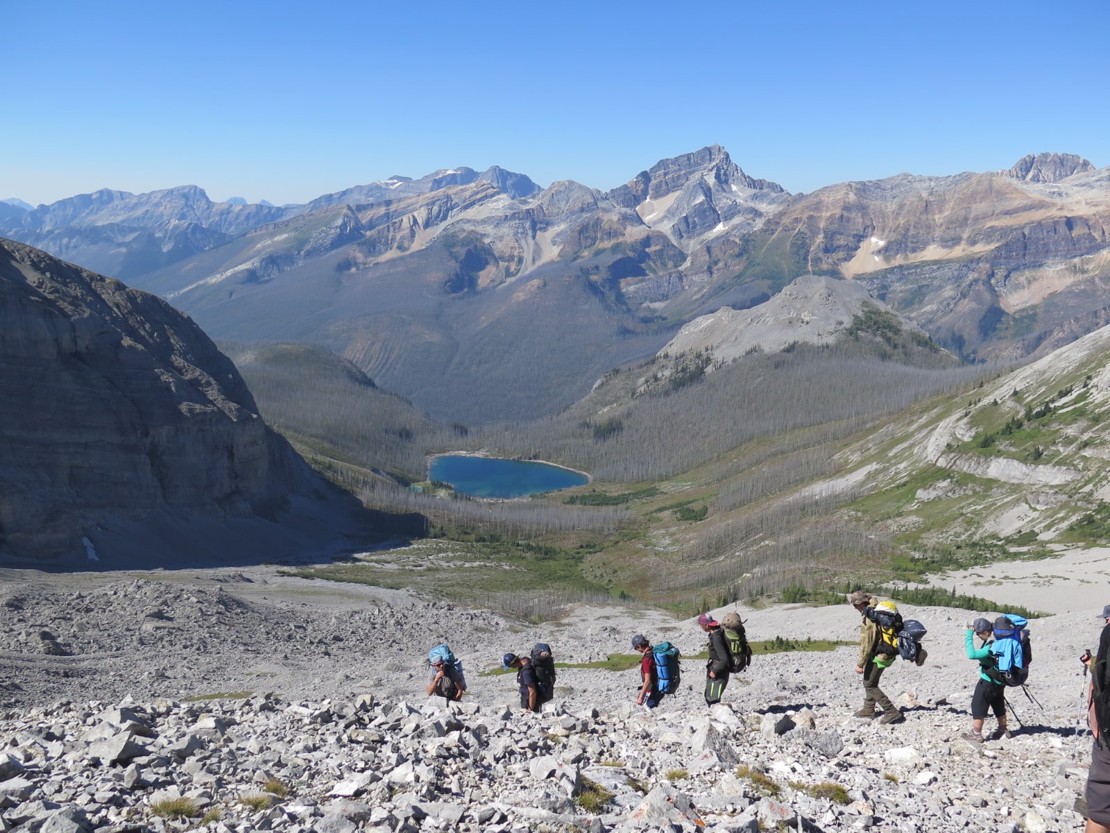 Teens from 14 to 17-years-old learning a number of skills including backcountry cooking and no-trace wilderness travel. Photo: contributed