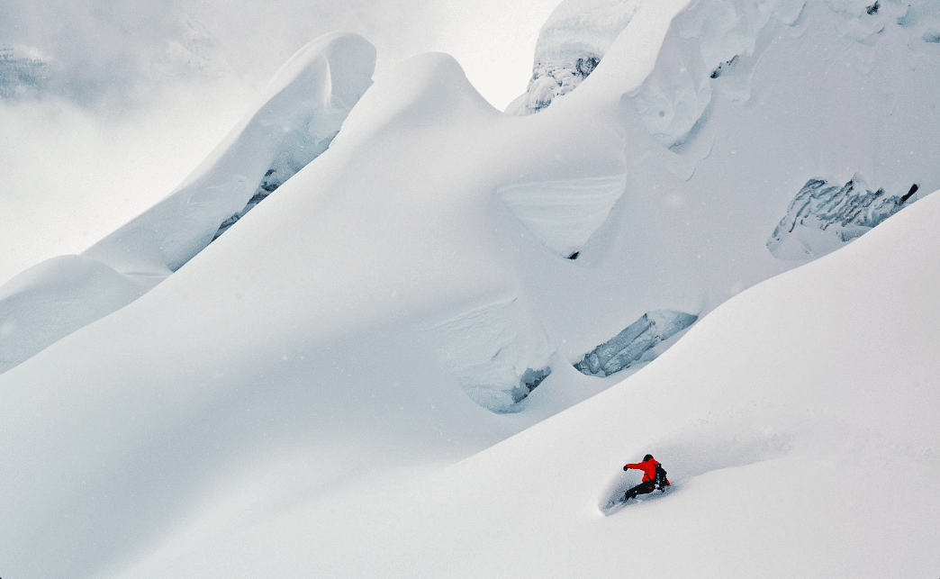 Mark Hartley was at the forefront of the splitboard revolution. Photo: Greg Hill