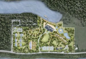 An application has been submitted to the Agricultural Land Commission to develop a 26.2 acre piece of property along the shores of Williamson's Lake. The property would house a hydroponic greenhouse, aquaponic fish farm, and promote farm to table food production, according to the proponent. The application is currently under review process by the Advisory Planning Commission for CSRD Electoral Area B, who will discuss the project on July 25. Photo: CSRD